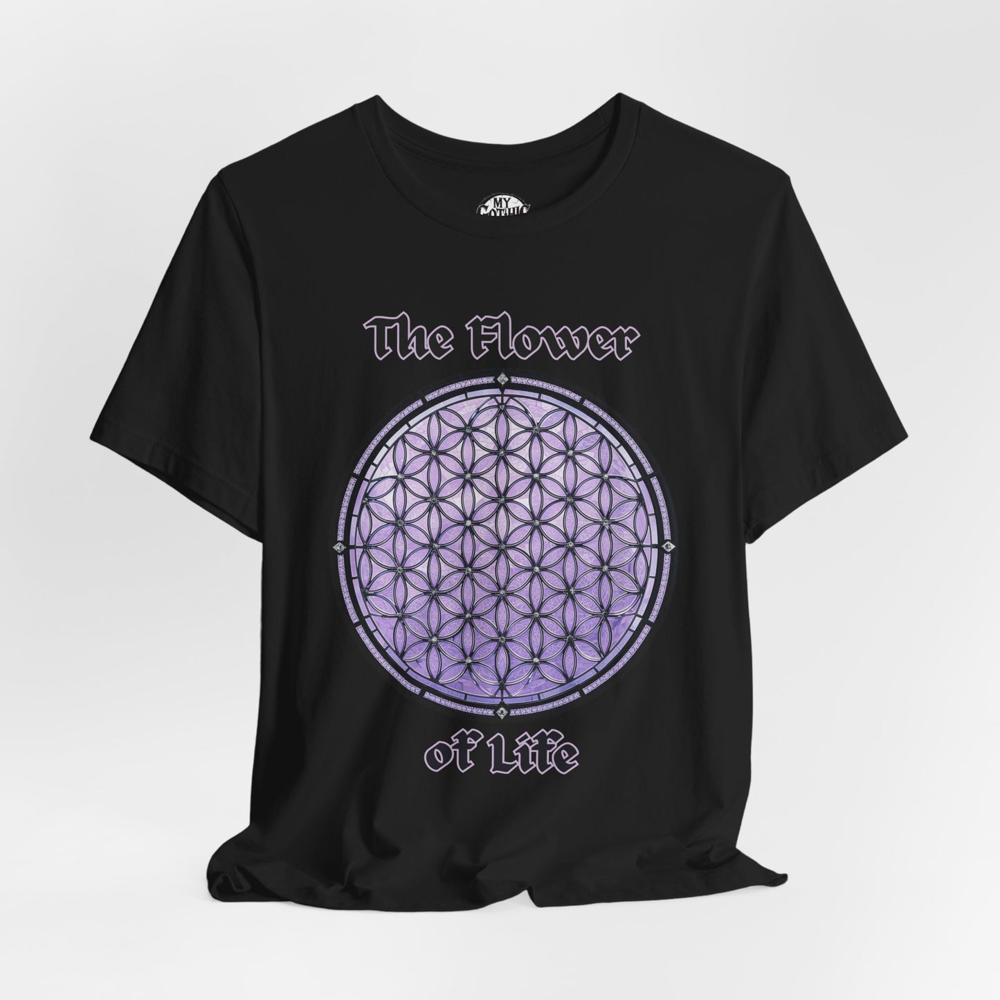 "The Flower of Life"  Gothic Graphic T-Shirt – Alt Aesthetic Poetic Goth Street-wear