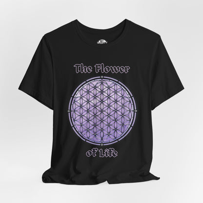 "The Flower of Life"  Gothic Graphic T-Shirt – Alt Aesthetic Poetic Goth Street-wear