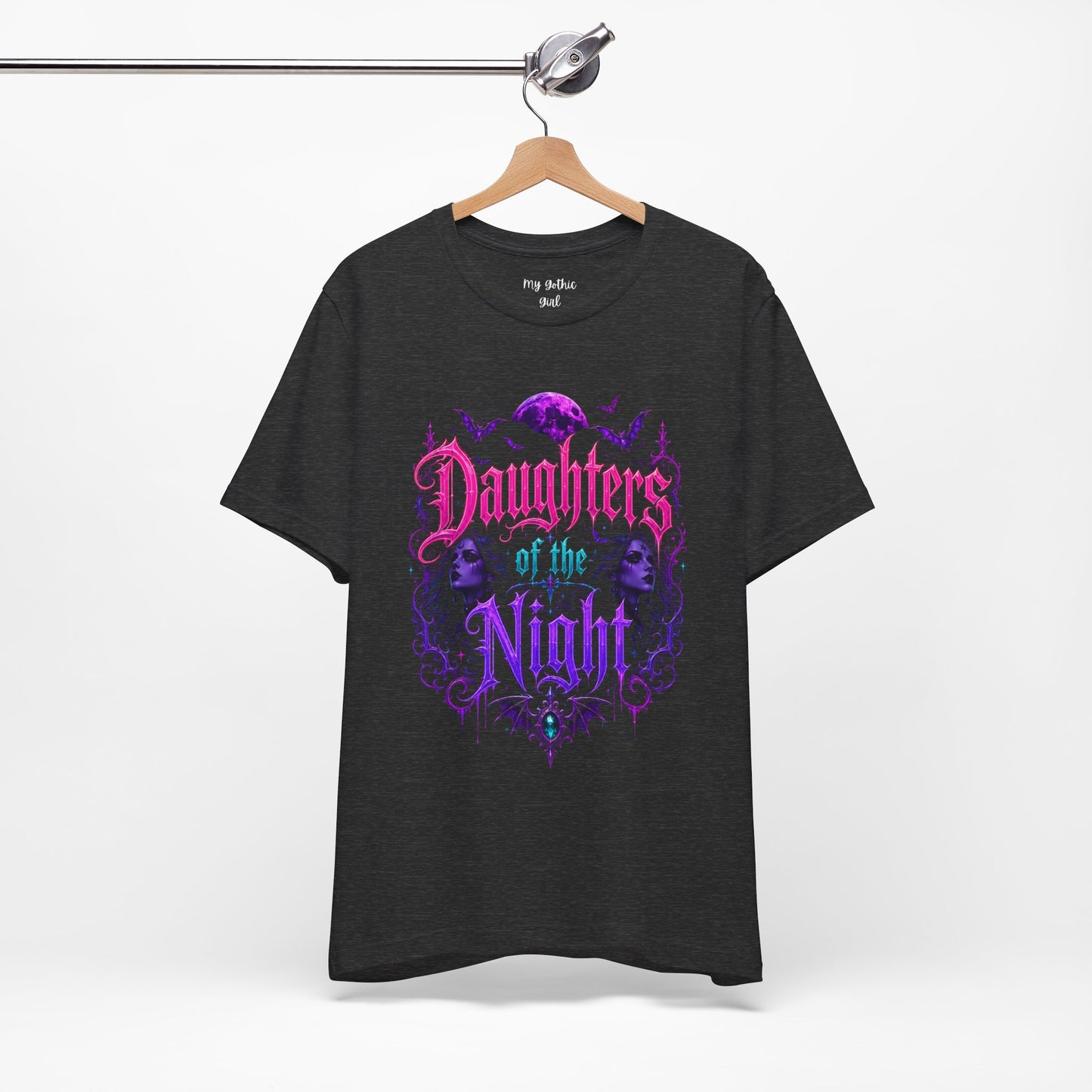 Daughters of the Night Tee — Gothic Vampire Moon Graphic T-Shirt