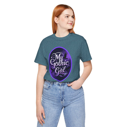 My Gothic Girl Poetic Goth Graphic Tee – Dark Alt Aesthetic Streetwear Fashion