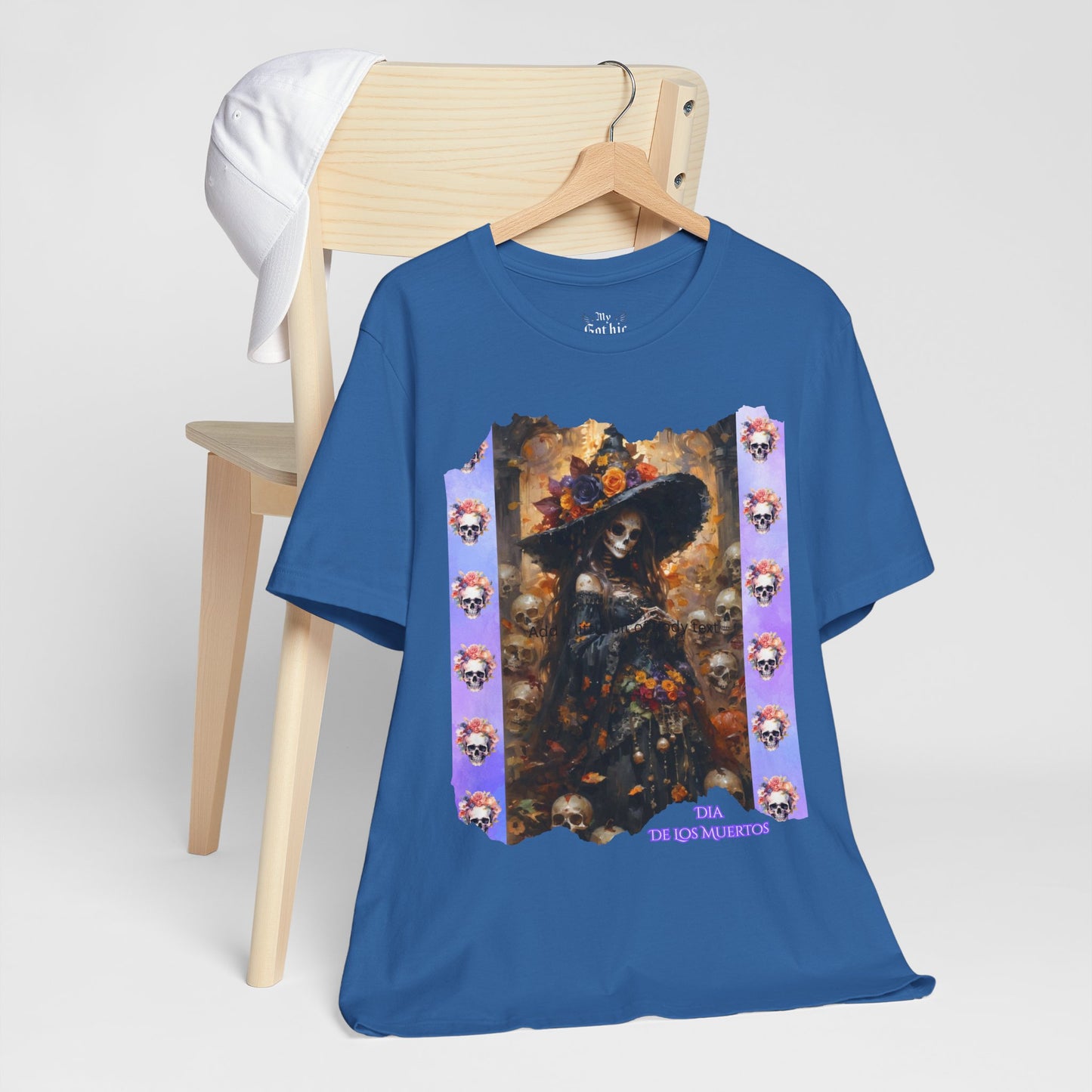 My Gothic Girl Dia De Los Muertos Graphic Tee – Gothic Streetwear, Whimsy Goth, Dark Poetry Alt Fashion