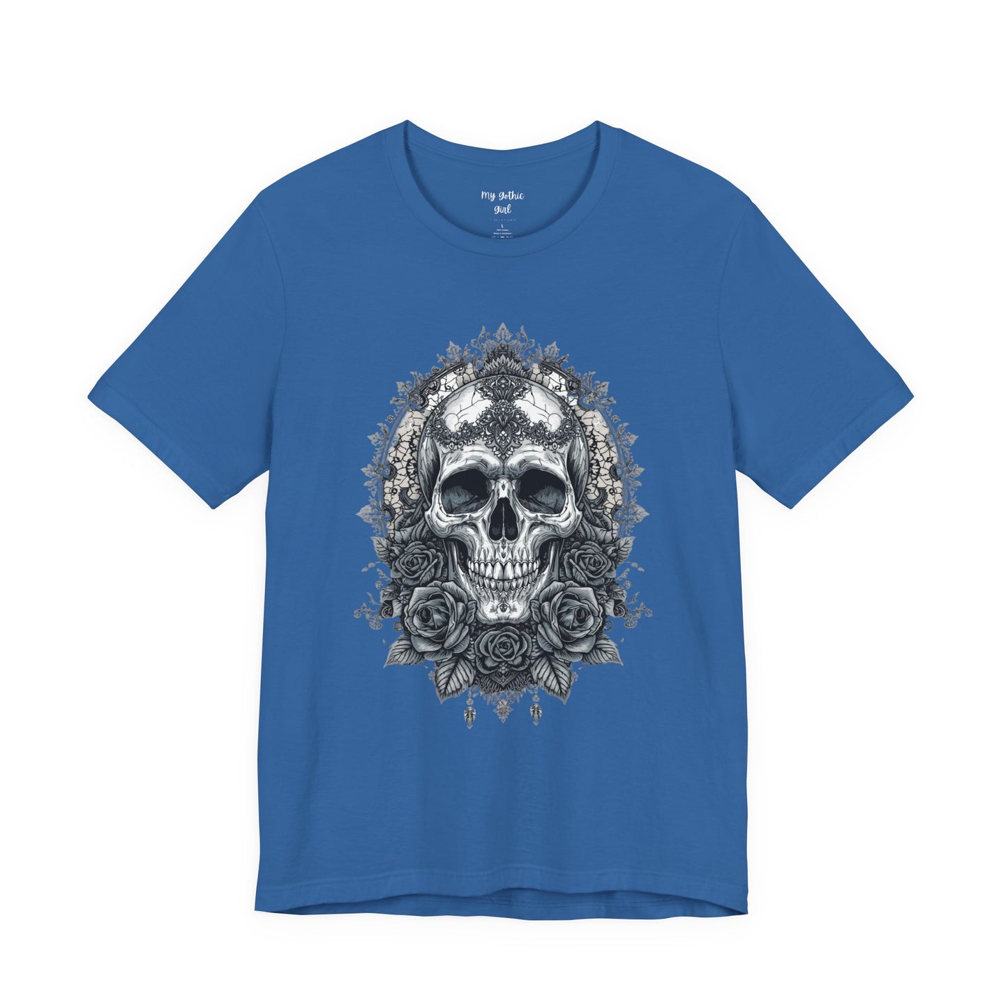 Gothic Skull Elegance T-Shirt