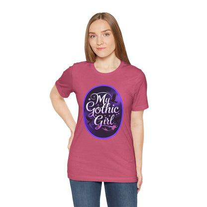 My Gothic Girl Poetic Goth Graphic Tee – Dark Alt Aesthetic Streetwear Fashion