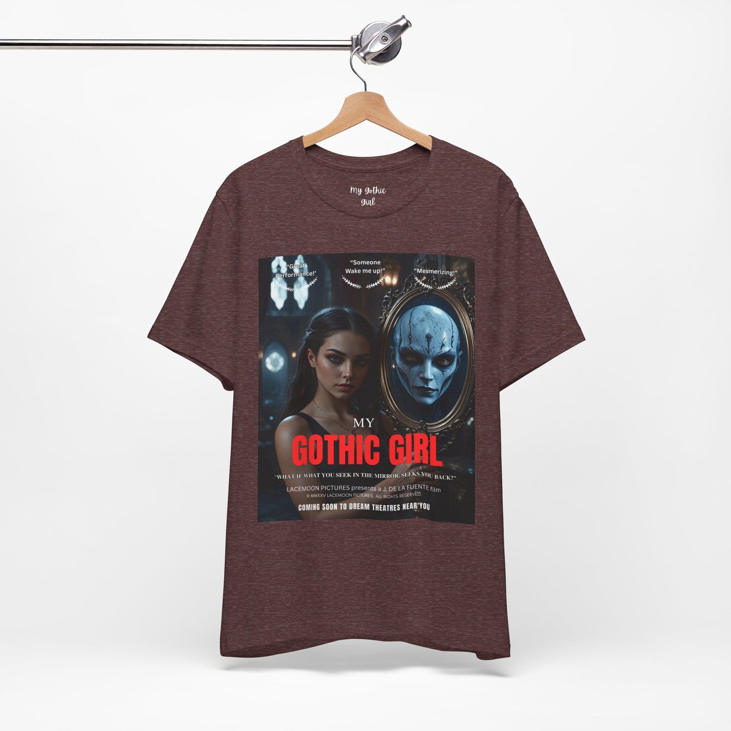 My Gothic Girl T-Shirt "Movie Poster" – Whimsy Goth Streetwear, Dark Poetry Fashion, Alt Aesthetic Apparel