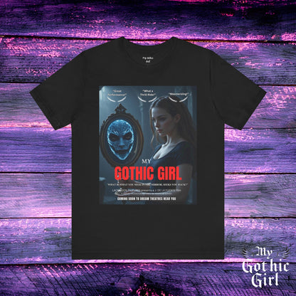 My Gothic Girl "Movie Poster" Graphic Tee – Gothic Streetwear, Whimsy Goth, Dark Poetry Alt Fashion