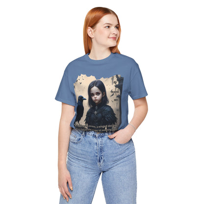 My Gothic Girl T-Shirt "Black Raven"  Whimsy Goth, Goth Fashion, Poetic Gothic Street Wear