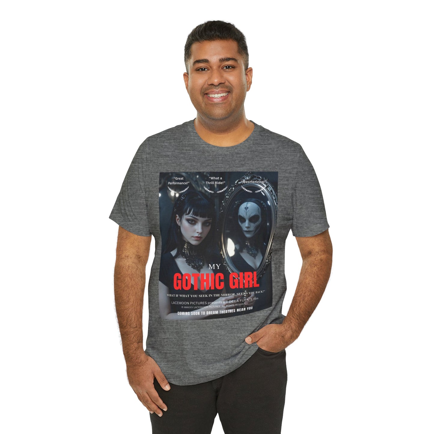 My Gothic Girl Graphic Tee – Whimsy Goth Streetwear, Dark Poetry Fashion, Alt Aesthetic Apparel