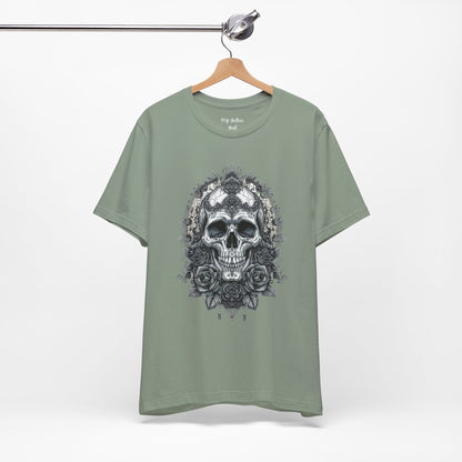 Gothic Skull Elegance T-Shirt