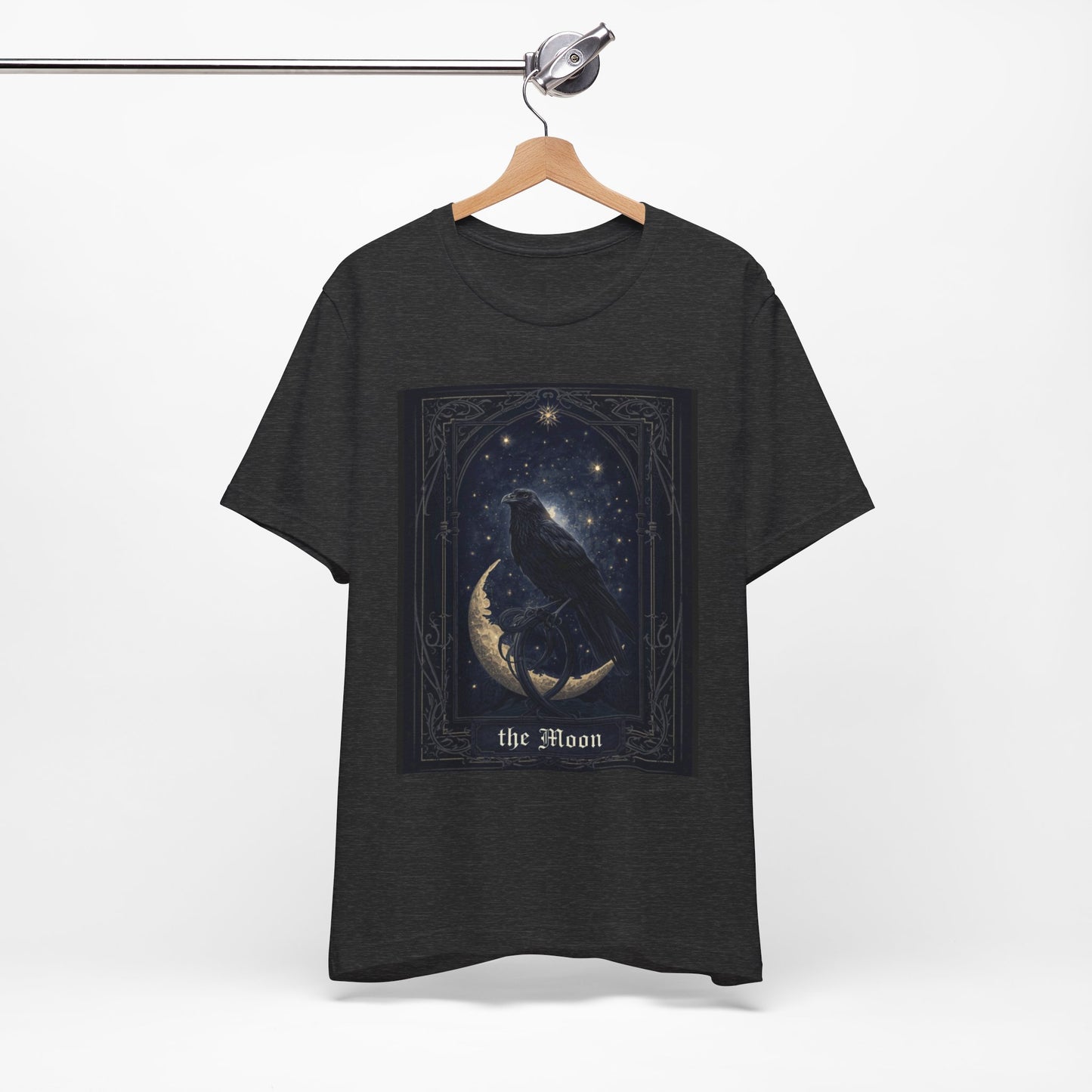 My Gothic Girl "Raven Moon" Graphic T-Shirt Unisex Gothic Dark Fashion Casual Wear