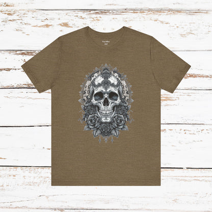 Gothic Skull Elegance T-Shirt