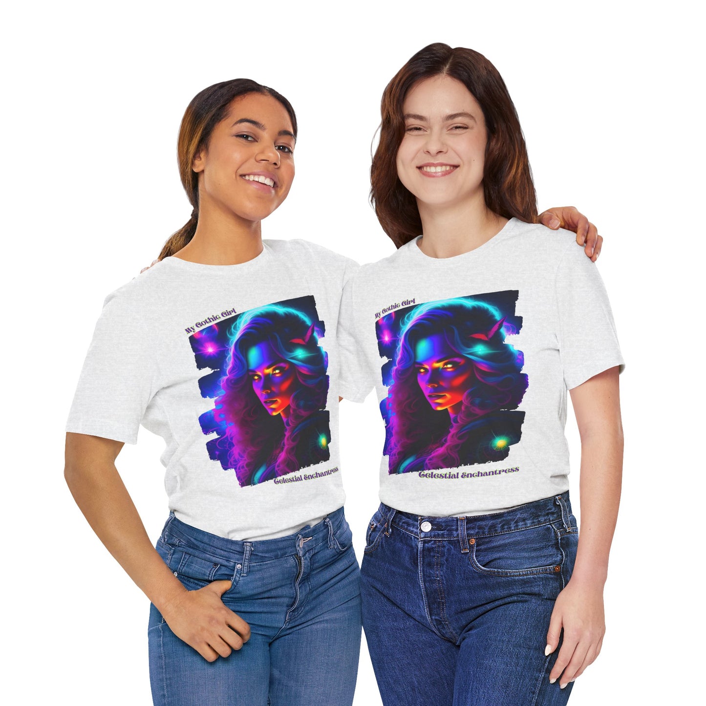 Celestial Enchantress Poetic Goth Graphic Tee – My Gothic Girl
