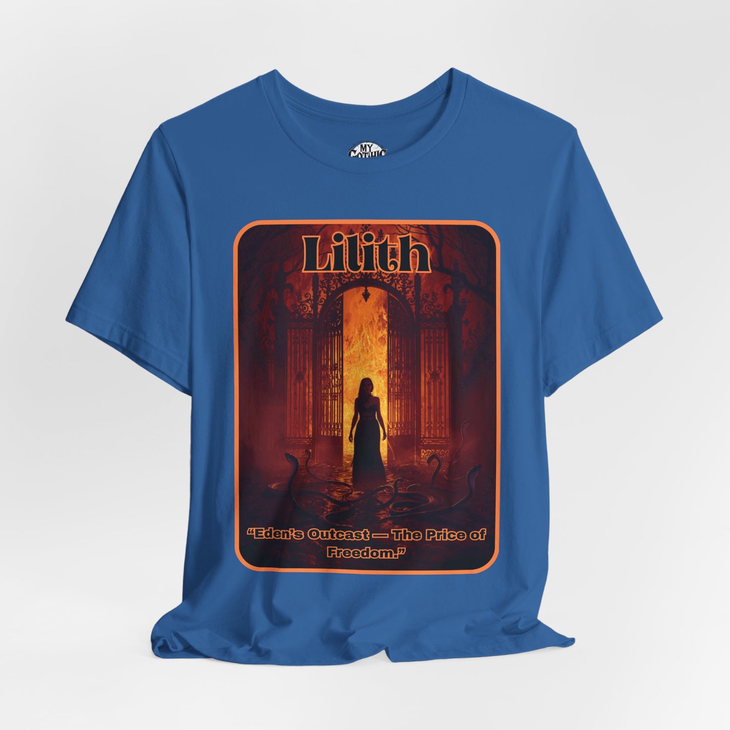 “Lilith  —  Eden’s Outcast, The Price of Freedom.” Graphic T-Shirt – Alt Aesthetic Poetic Goth Street-wear