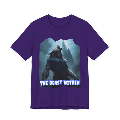My Gothic Girl "The Beast Within" Graphic T-Shirt Unisex Gothic Dark Fashion Casual Wear
