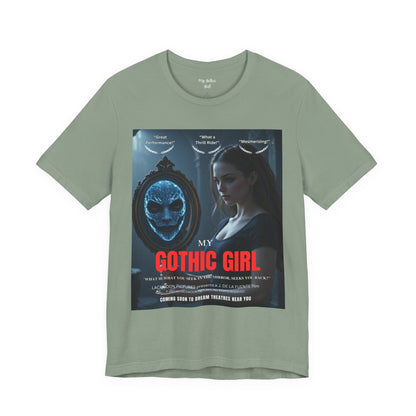 My Gothic Girl "Movie Poster" Graphic Tee – Gothic Streetwear, Whimsy Goth, Dark Poetry Alt Fashion