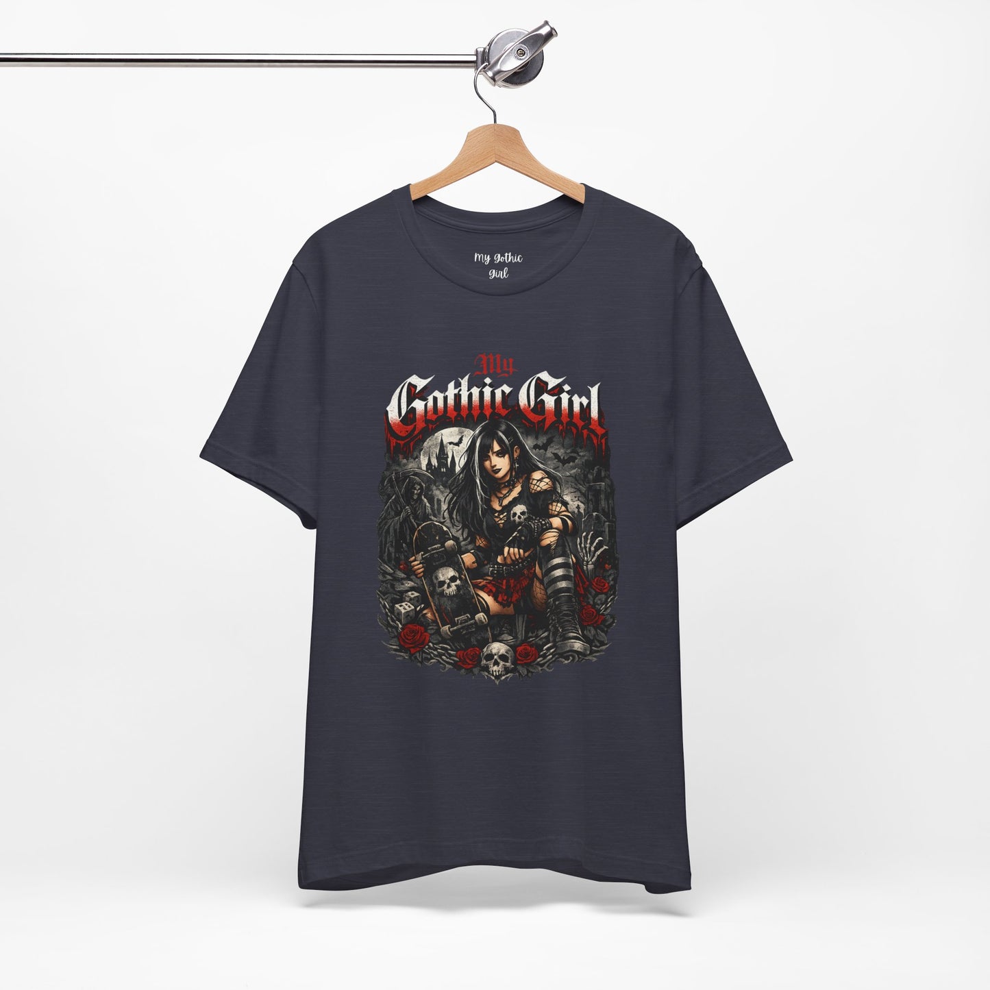 My Gothic Girl - Skater Girl Short Sleeve T Shirt