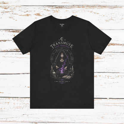 Transmute Your Darkness Alchemist Arts Tee — Witchy Occult Graphic T-Shirt