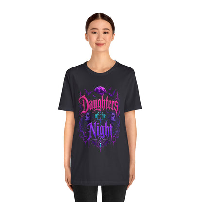 Daughters of the Night Tee — Gothic Vampire Moon Graphic T-Shirt