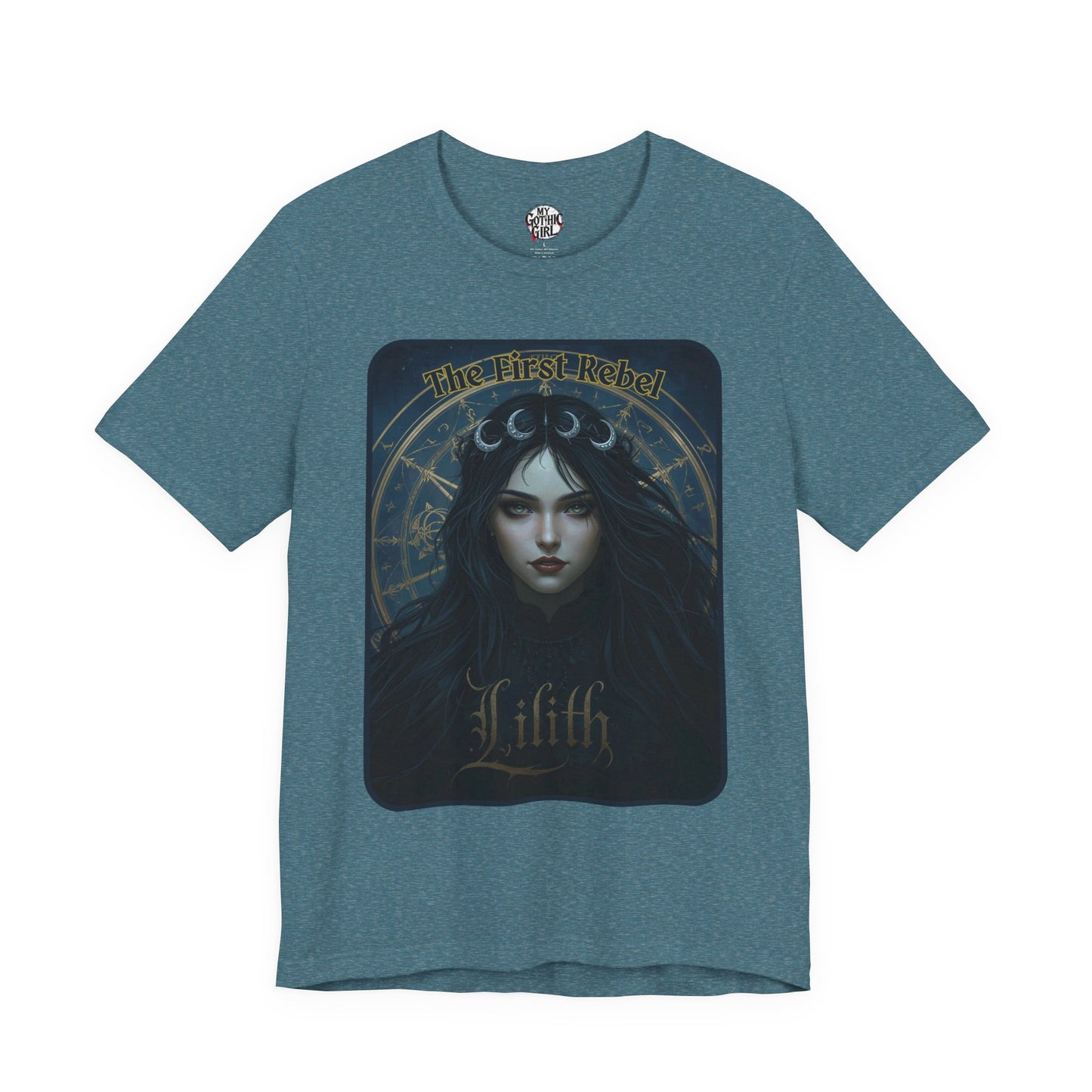 The First Rebel -"Lilith" Graphic T-Shirt – Alt Aesthetic Poetic Goth Street-wear
