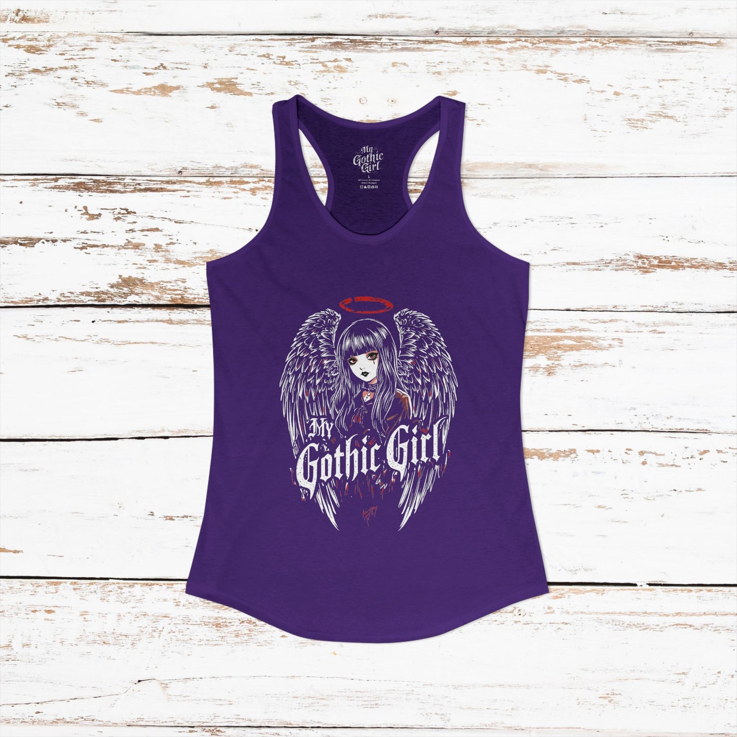 My Gothic Girl Fallen Angel — Women's Racerback Tank Top