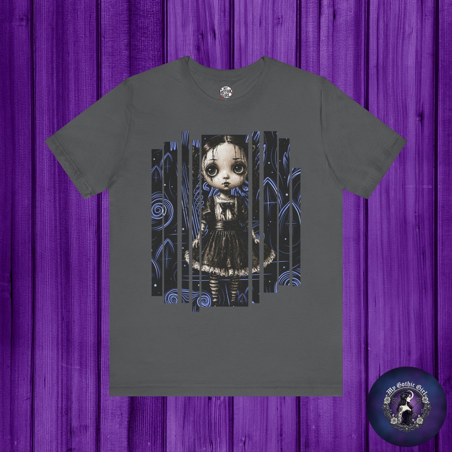 My Gothic Girl "Gothic Doll" Tee - Whimsy Goth, Gothic Fashion, Street Wear, Alt Design, Punk Fashion
