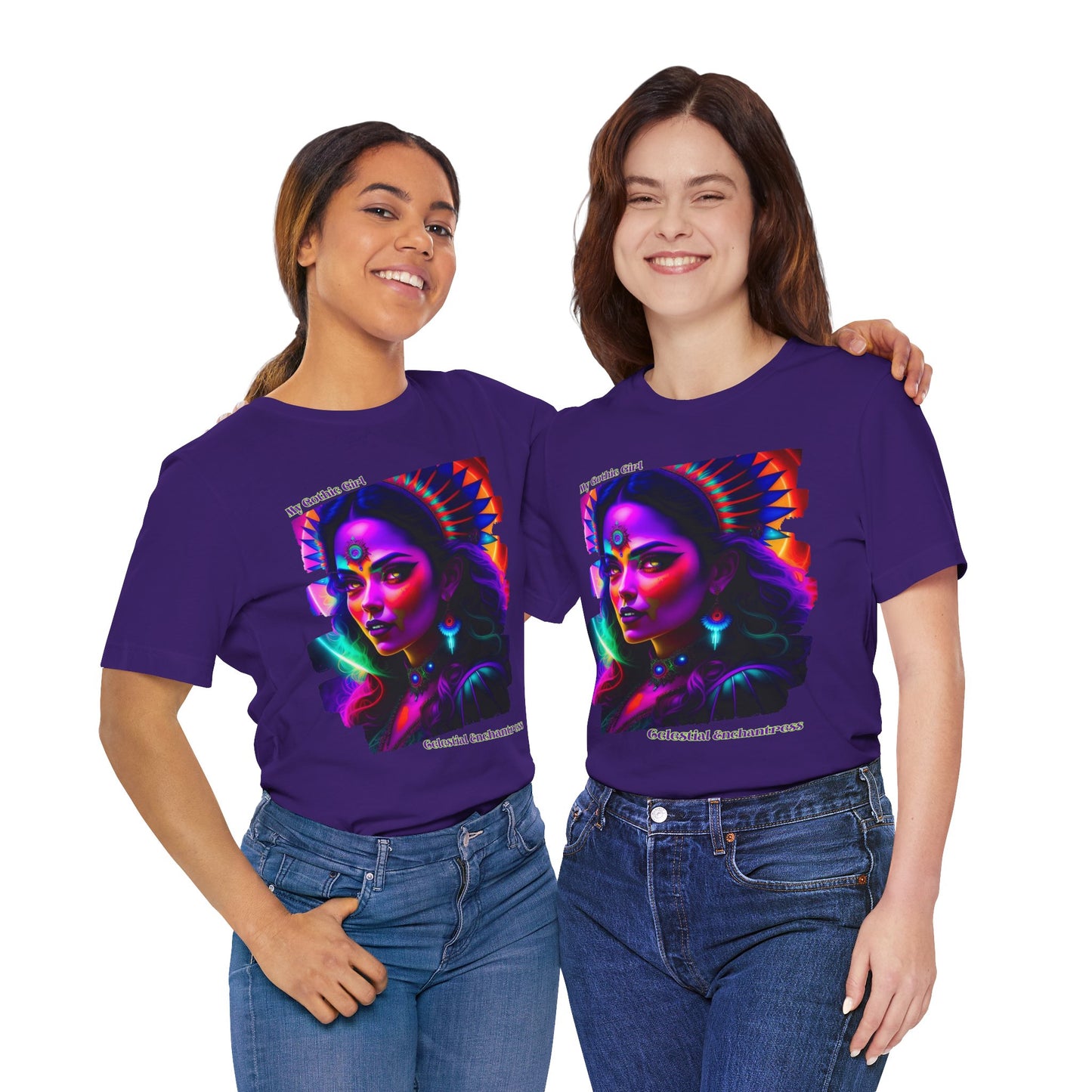 Celestial Enchantress Poetic Goth Graphic Tee – My Gothic Girl