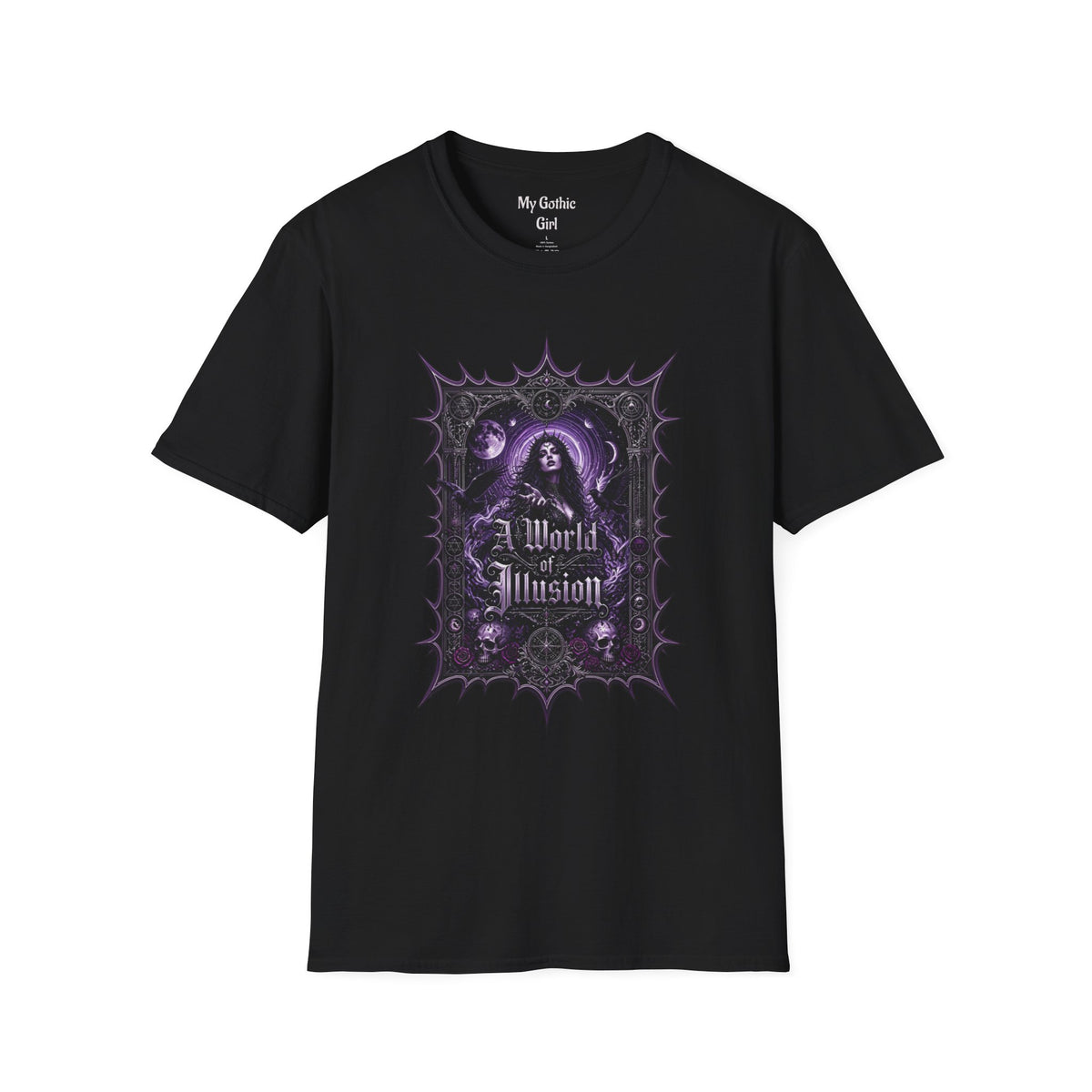Gothic Girl 'Cosmic Gothic Illusion' T-Shirt