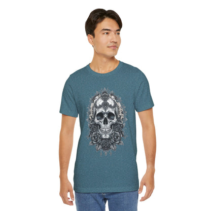 Gothic Skull Elegance T-Shirt