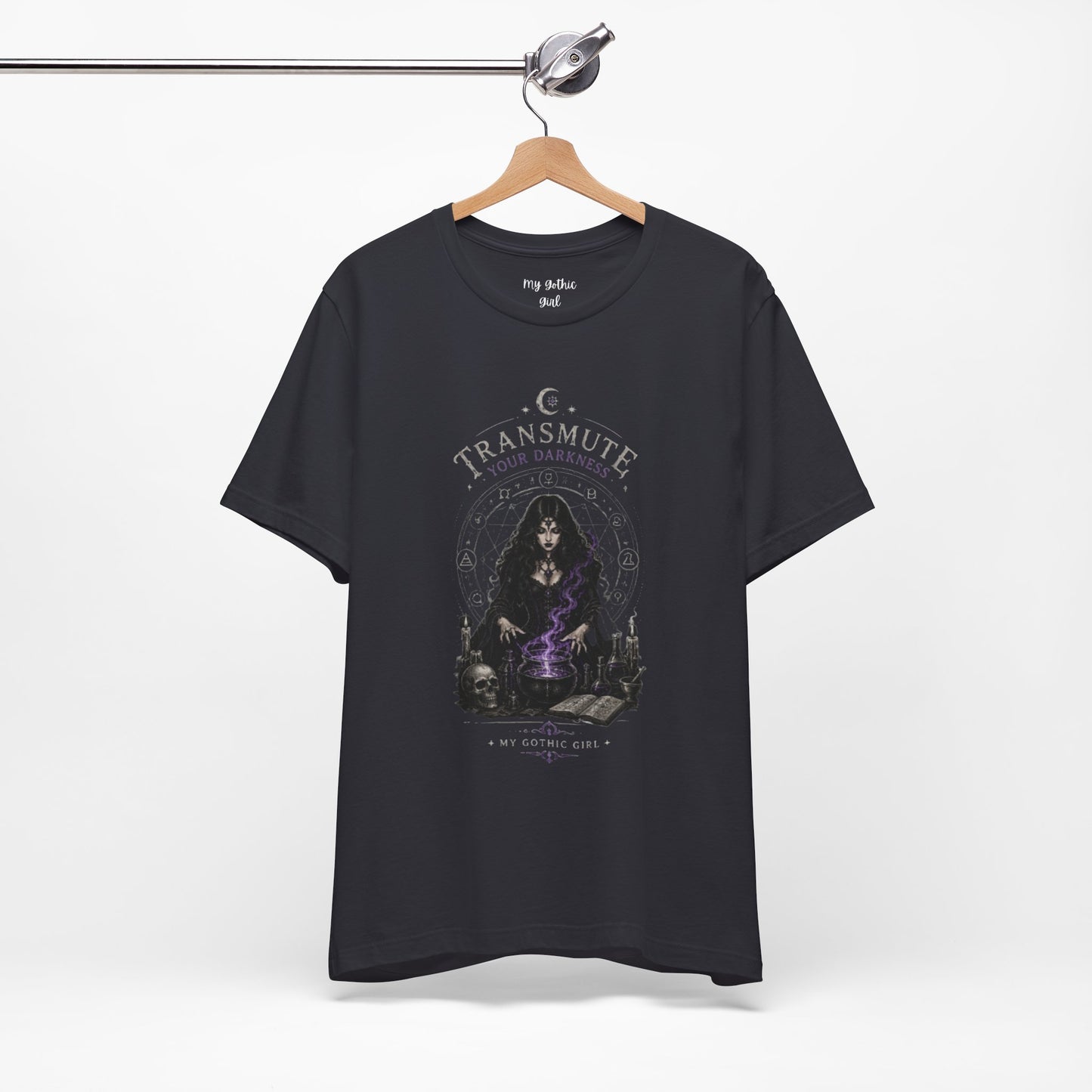 Transmute Your Darkness Alchemist Arts Tee — Witchy Occult Graphic T-Shirt