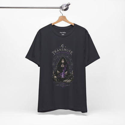 Transmute Your Darkness Alchemist Arts Tee — Witchy Occult Graphic T-Shirt