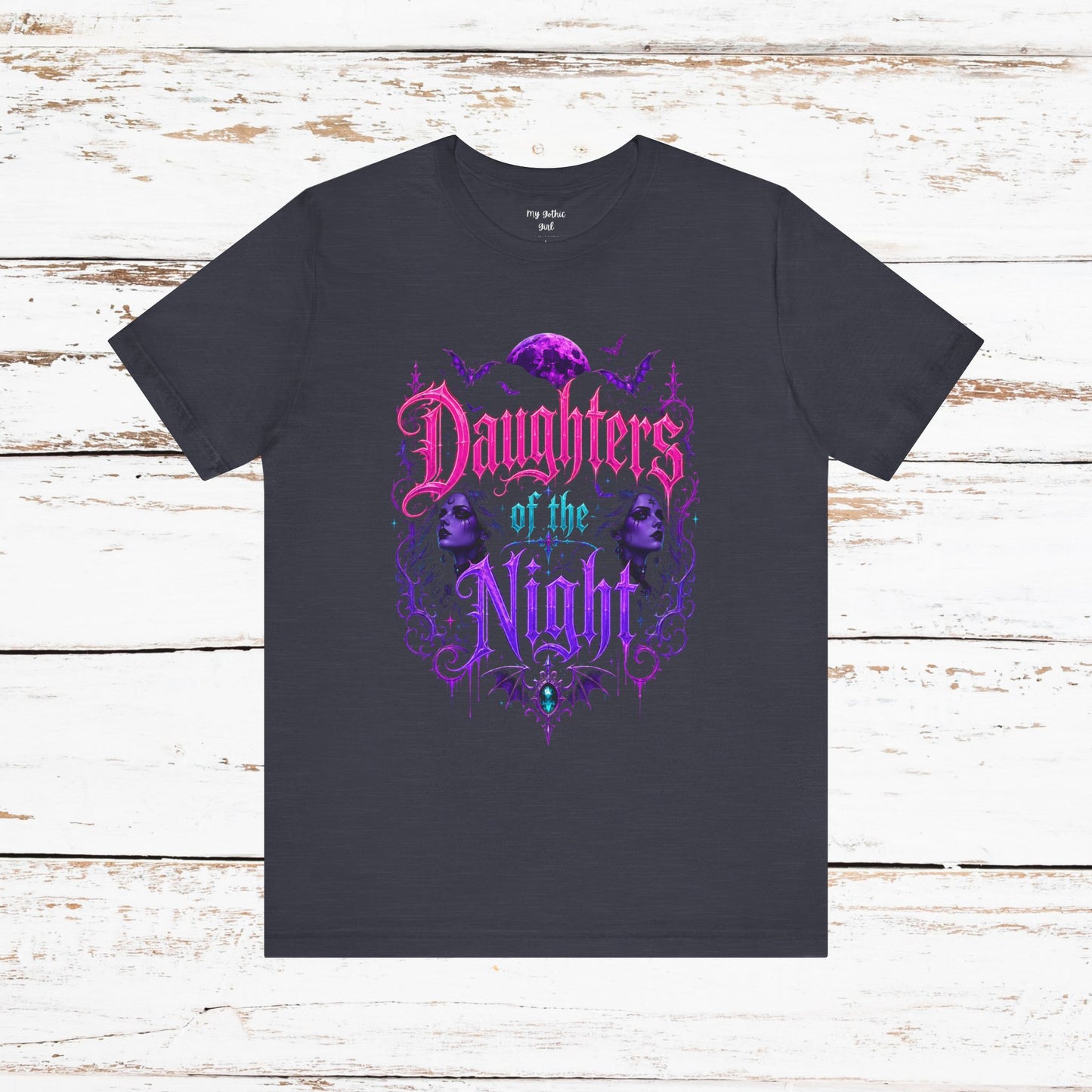 Daughters of the Night Tee — Gothic Vampire Moon Graphic T-Shirt