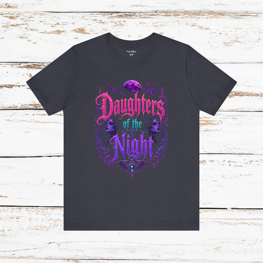 Daughters of the Night Tee — Gothic Vampire Moon Graphic T-Shirt