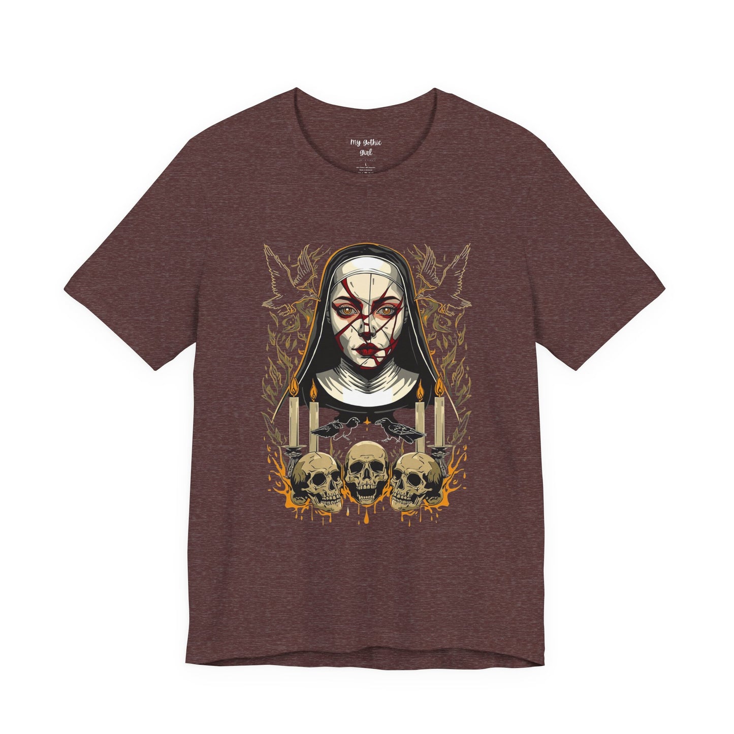 Nocturne Nun Gothic Pop Art T-Shirt
