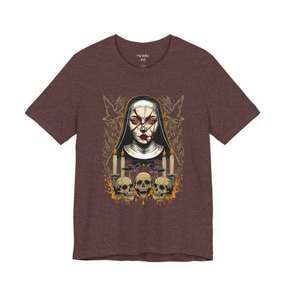 Nocturne Nun Gothic Pop Art T-Shirt
