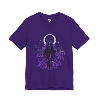 “Celestial Enchantress”  Gothic Graphic T-Shirt – Alt Aesthetic Poetic Goth Street-wear