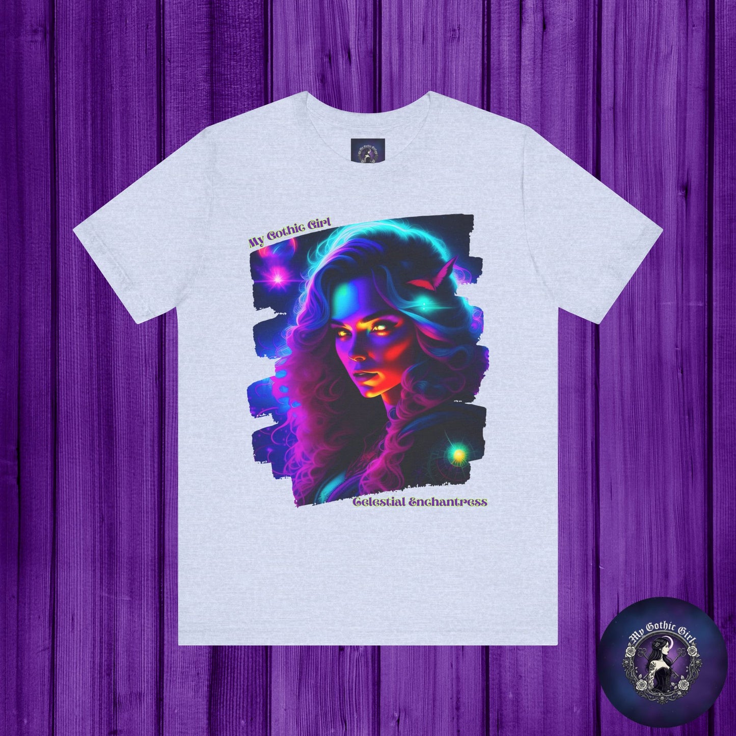Celestial Enchantress Poetic Goth Graphic Tee – My Gothic Girl