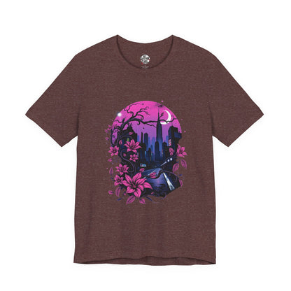 “Dark Bloom” — WhimsyGoth Floral Tee – Alt Aesthetic Poetic Goth Street-wear