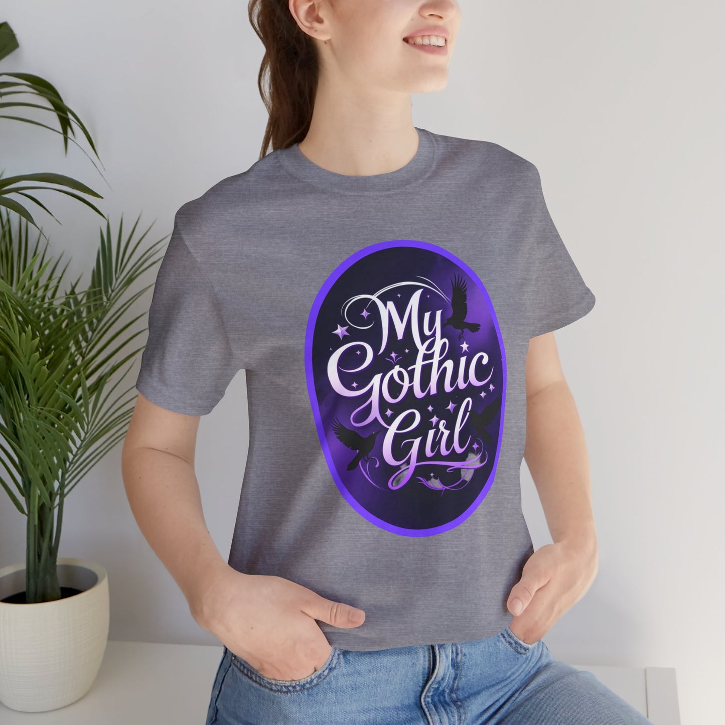 My Gothic Girl Poetic Goth Graphic Tee – Dark Alt Aesthetic Streetwear Fashion