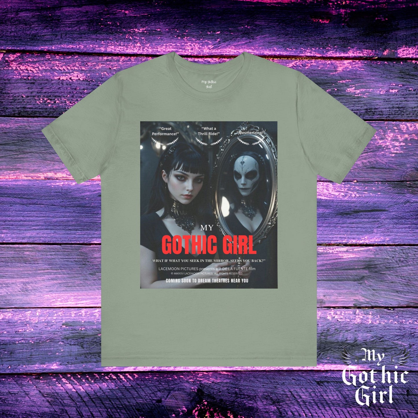 My Gothic Girl Graphic Tee – Whimsy Goth Streetwear, Dark Poetry Fashion, Alt Aesthetic Apparel