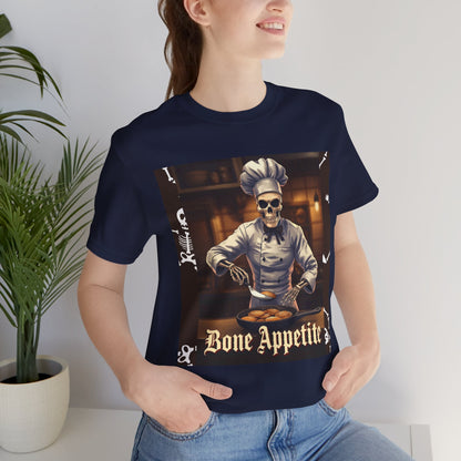 My Gothic Girl "Bone Appetite" Graphic T-Shirt Unisex Gothic Dark Fashion Casual Wear