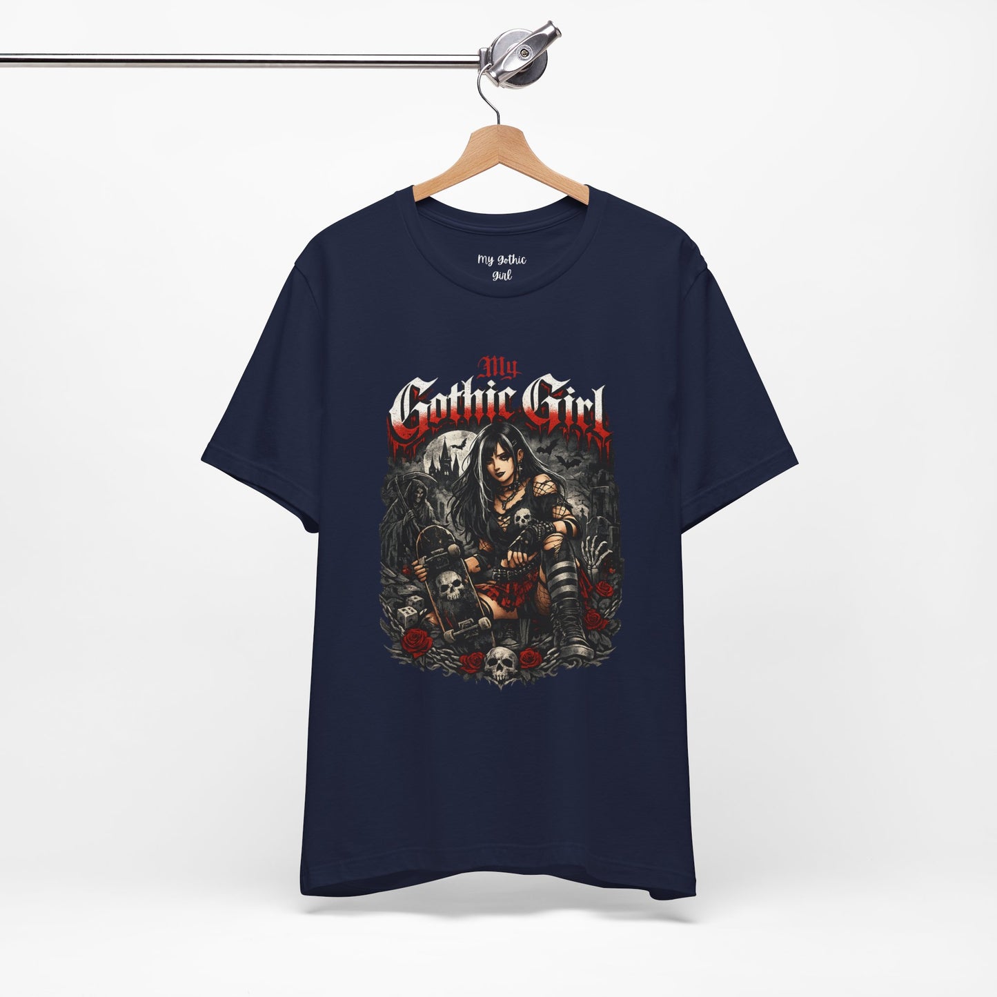 My Gothic Girl - Skater Girl Short Sleeve T Shirt