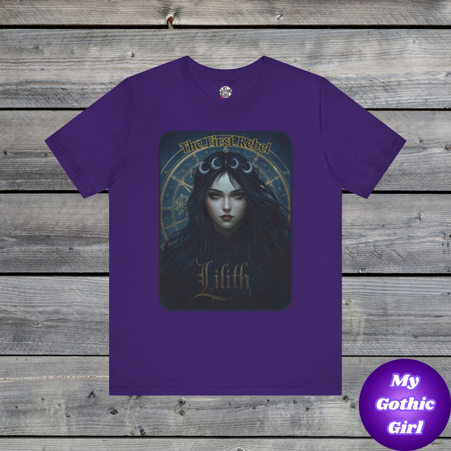The First Rebel -"Lilith" Graphic T-Shirt – Alt Aesthetic Poetic Goth Street-wear