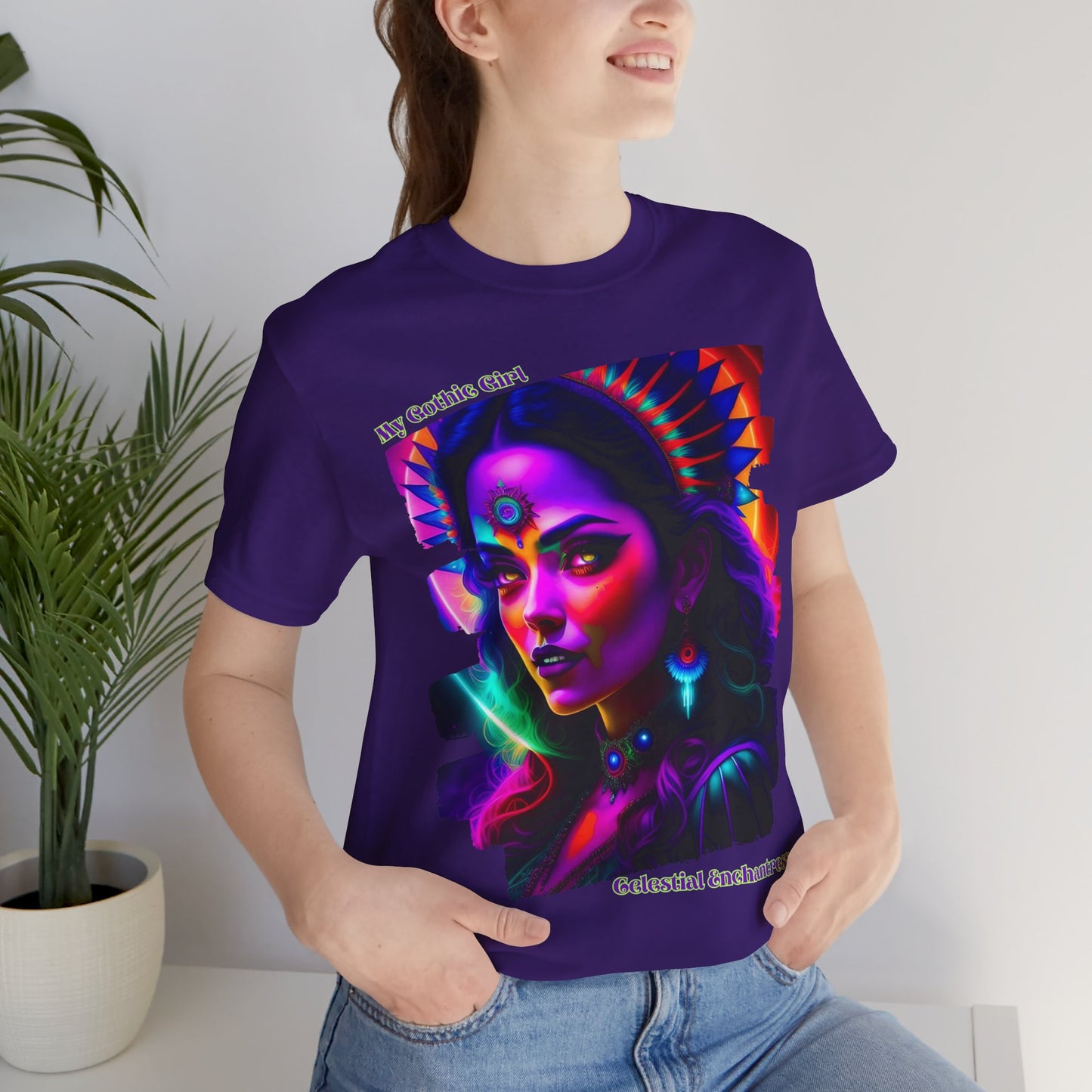 Celestial Enchantress Poetic Goth Graphic Tee – My Gothic Girl