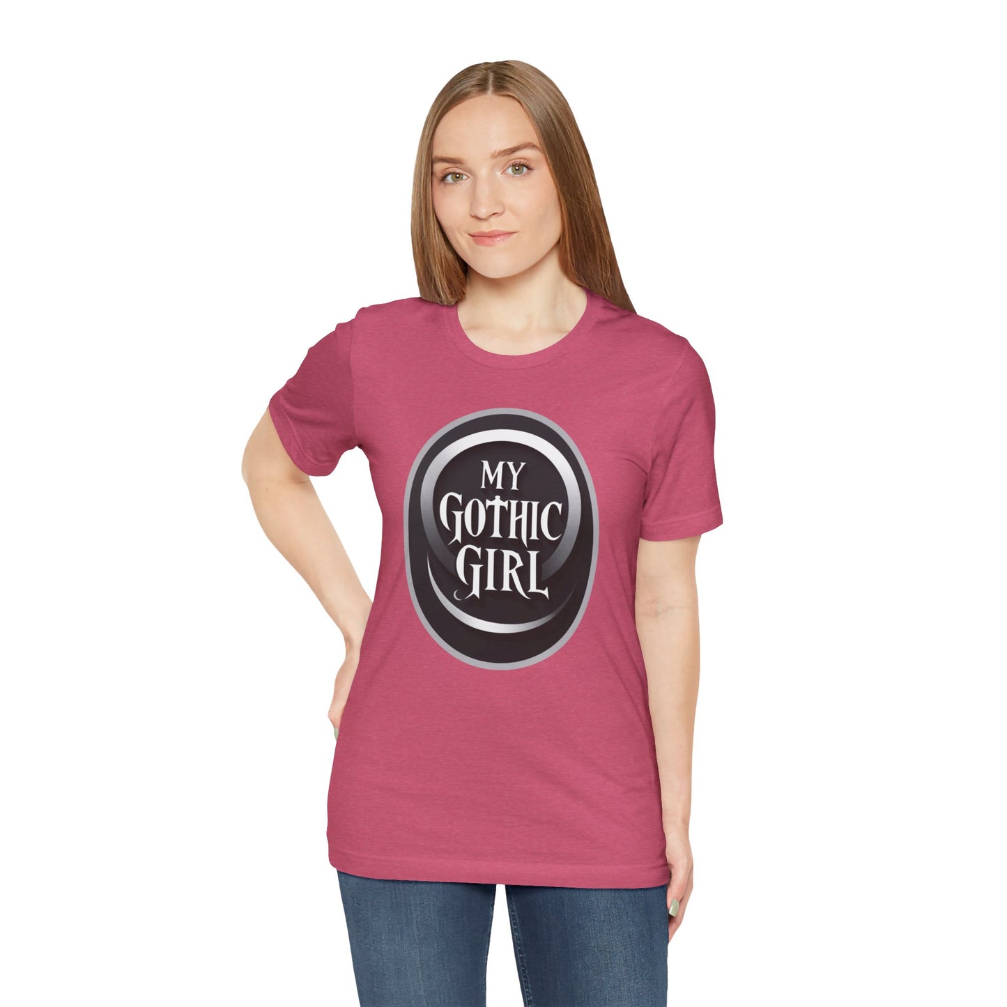 My Gothic Girl Poetic Goth Graphic Tee – Dark Alt Aesthetic Streetwear Fashion
