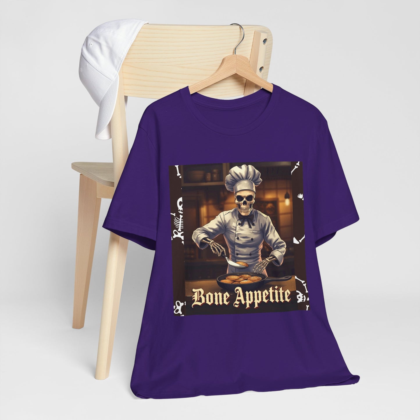 My Gothic Girl "Bone Appetite" Graphic T-Shirt Unisex Gothic Dark Fashion Casual Wear