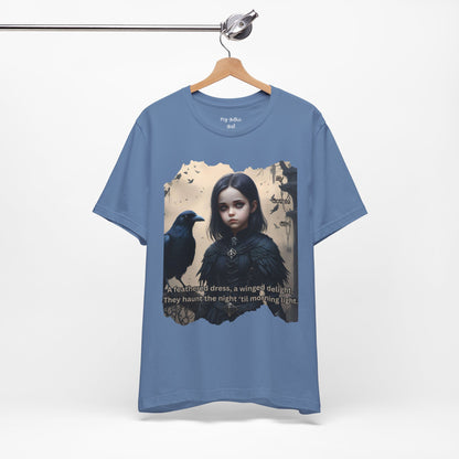 My Gothic Girl T-Shirt "Black Raven"  Whimsy Goth, Goth Fashion, Poetic Gothic Street Wear