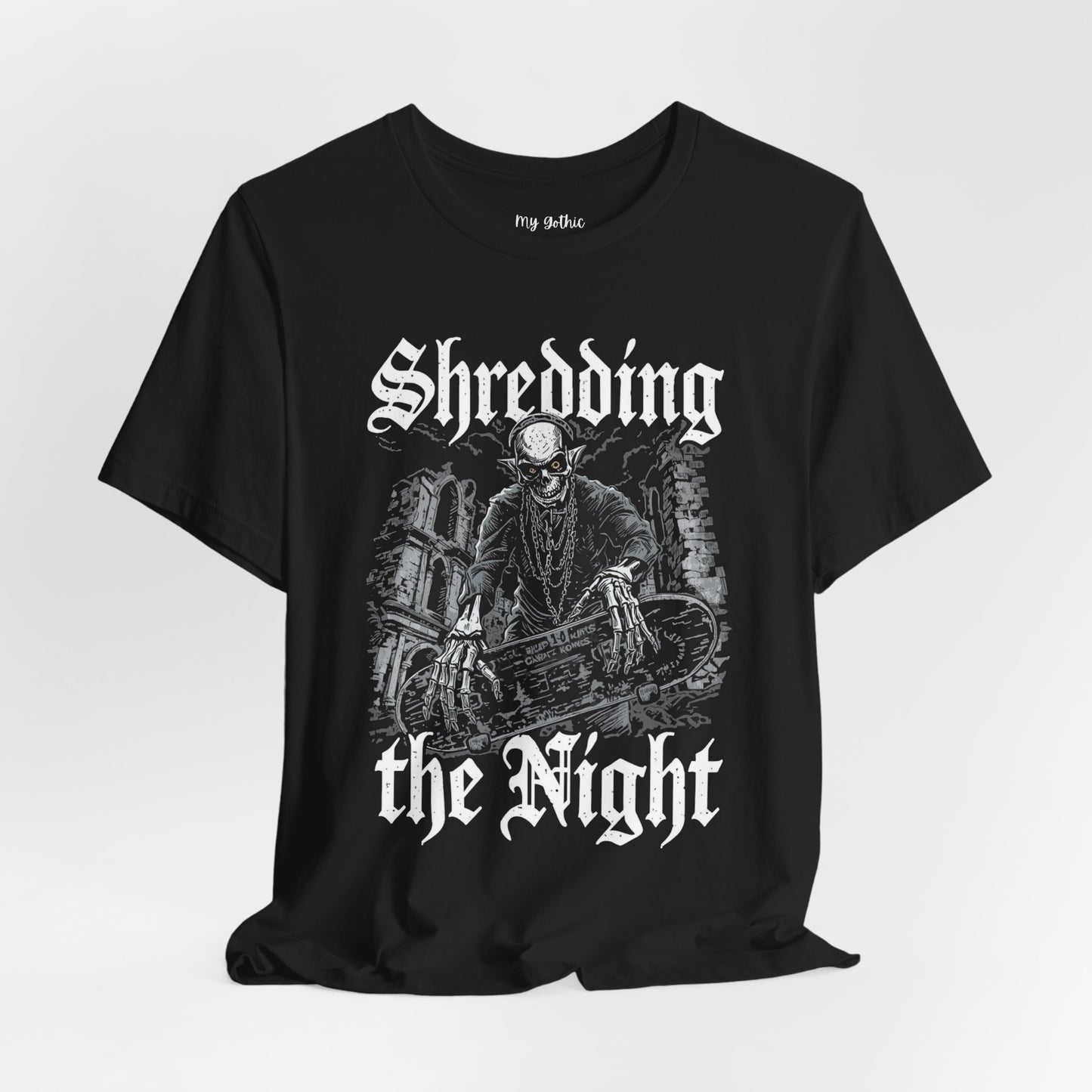"Shredding The Night" Street Skater T Shirt