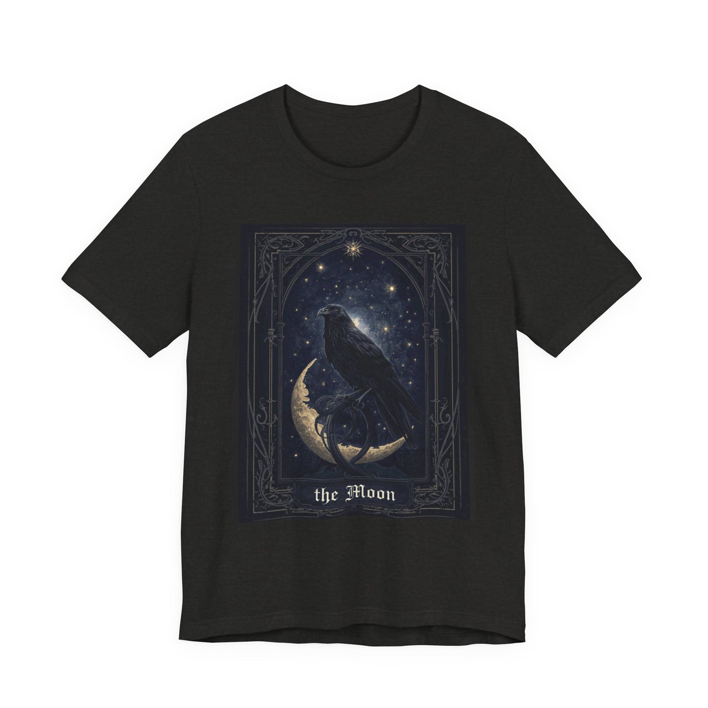 My Gothic Girl "Raven Moon" Graphic T-Shirt Unisex Gothic Dark Fashion Casual Wear