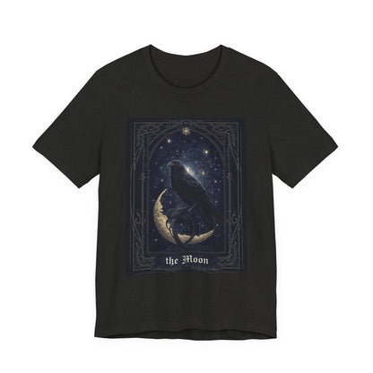 My Gothic Girl "Raven Moon" Graphic T-Shirt Unisex Gothic Dark Fashion Casual Wear