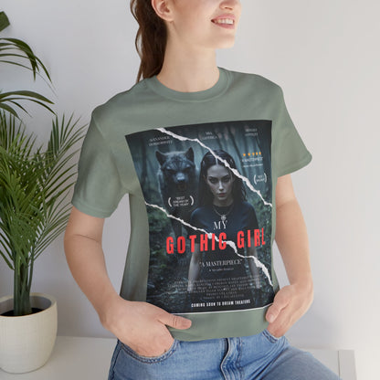 My Gothic Girl T-Shirt "Movie Poster" – Whimsy Goth Streetwear, Dark Poetry Fashion, Alt Aesthetic Apparel