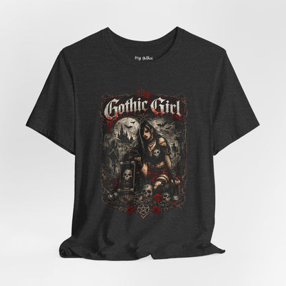 My Gothic Girl - Skater Girl Short Sleeve T Shirt
